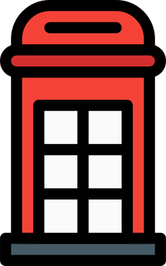 London Phone Booth PNG