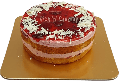 Strawberry Birthday Cake PNG