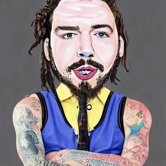 Post Malone Tattoos PNG