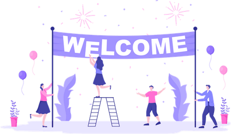 Welcome Banner PNG