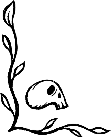 Skull Border PNG