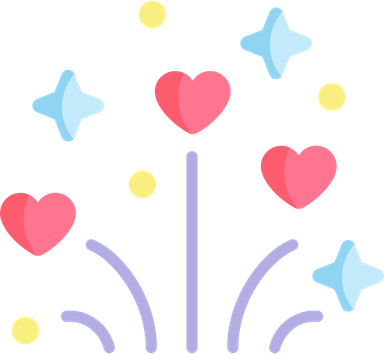 Christmas Fireworks PNG