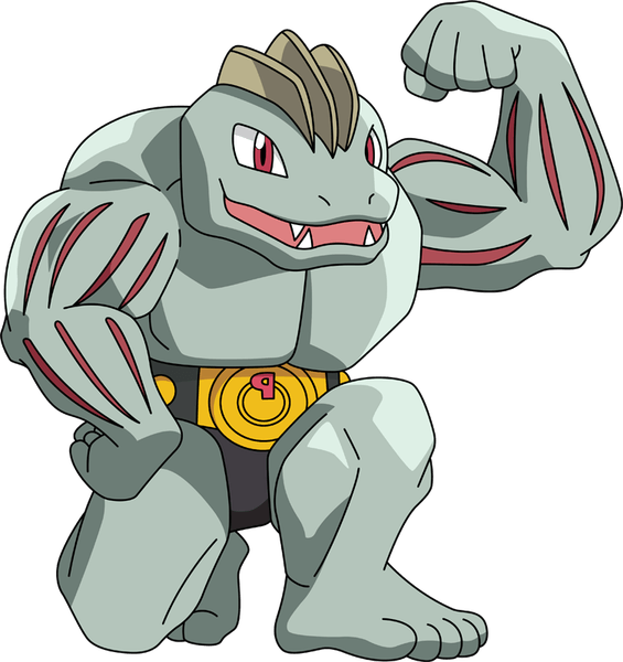 Machoke Pokemon PNG
