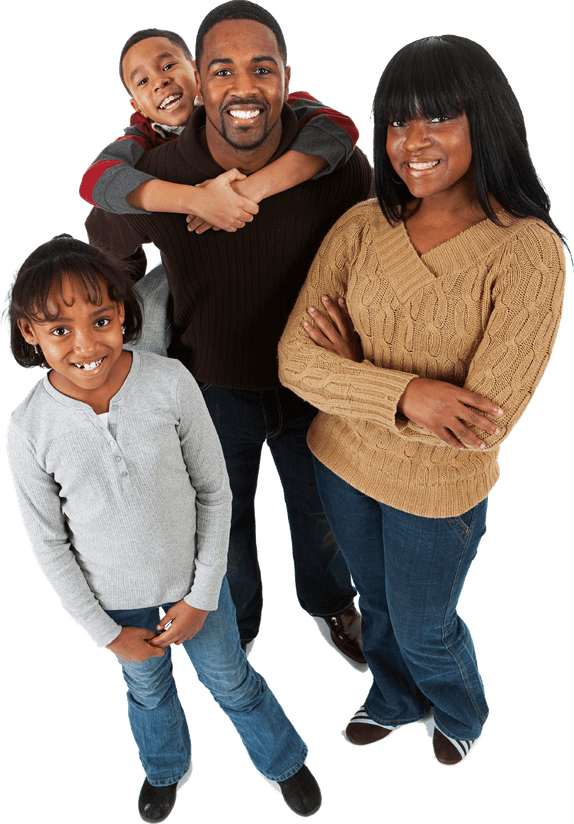 Black Family PNG