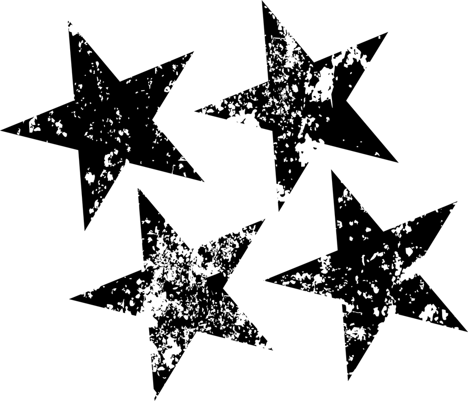 Distressed Star PNG