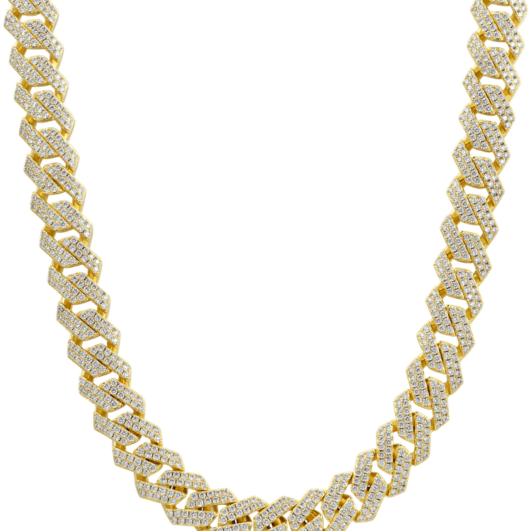 Cuban Diamond Chain PNG