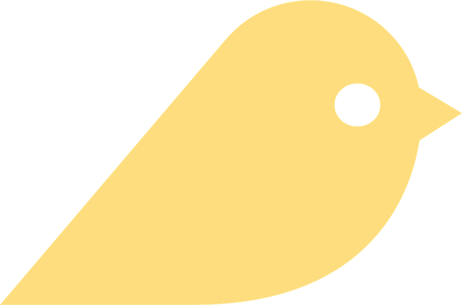 Yellow Bird PNG