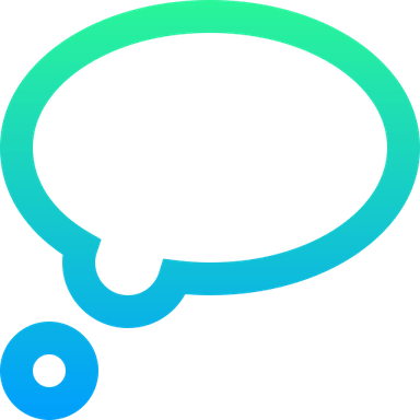 Speech Bubble Color PNG