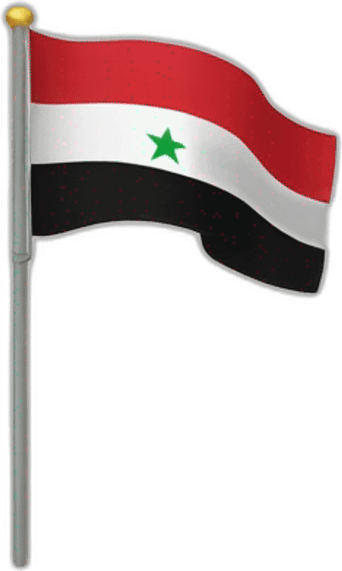 Syria Flag Emoji PNG