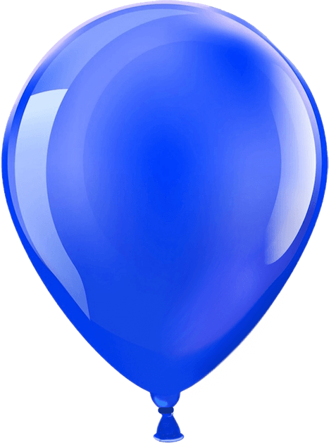 Blue Balloons PNG