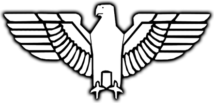 Eagle Black And White PNG