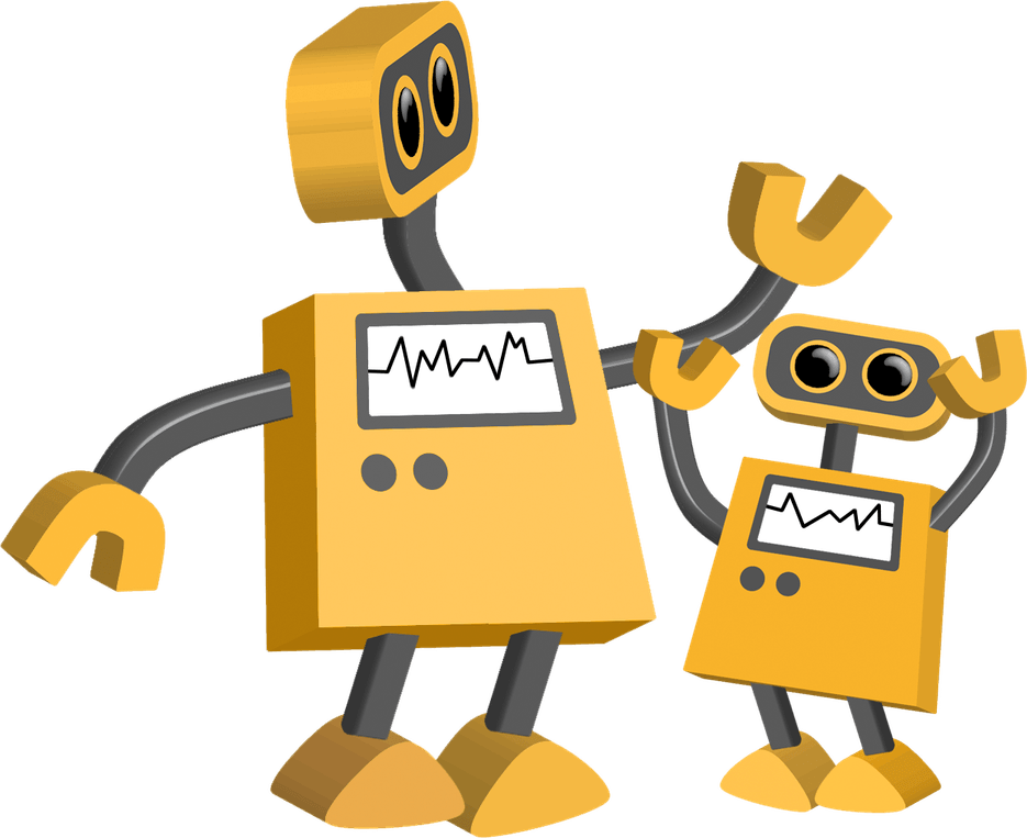 Yellow Robot PNG