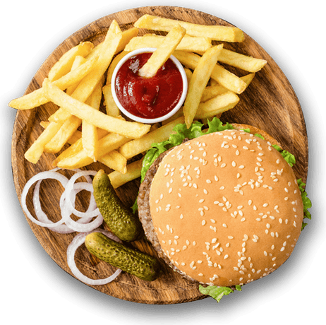 Burger Top View PNG