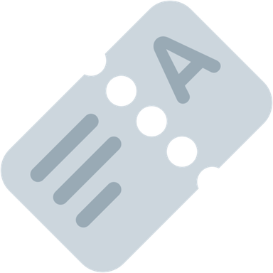 Ticket Emoji PNG