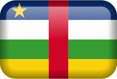 Central African Republic Flag PNG