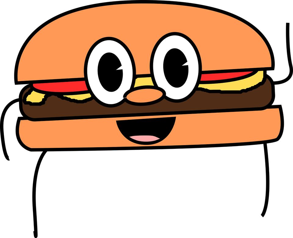 Cartoon Burger PNG