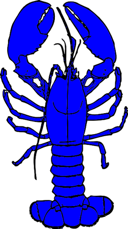 Blue Lobster PNG