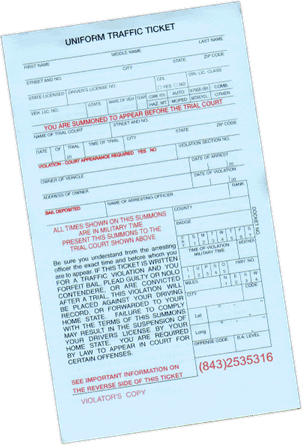 Police Ticket PNG