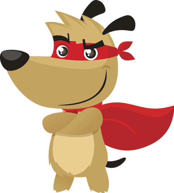 Superhero Dog PNG