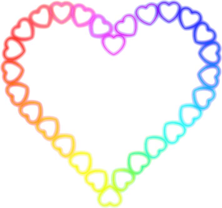 Neon Heart PNG