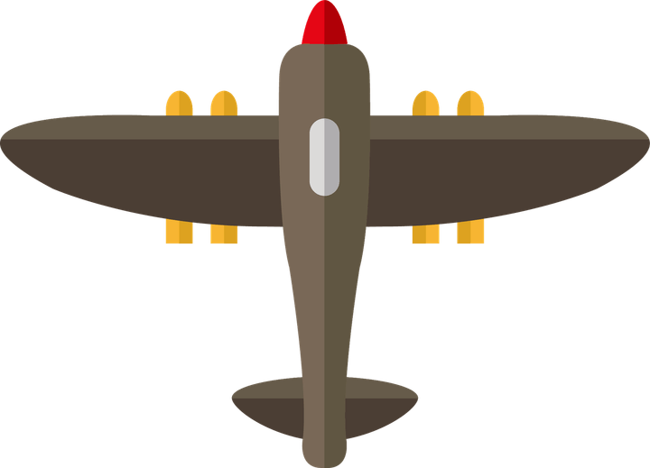 Vintage Airplane PNG