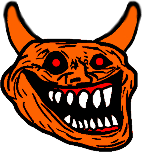 Evil Troll Face PNG