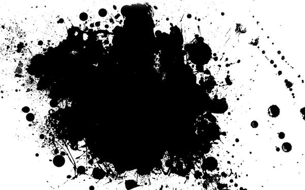 Black Splat PNG