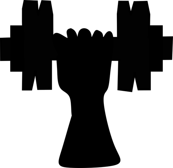 Gym Logo Black PNG