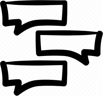 Doodle Speech Bubble PNG