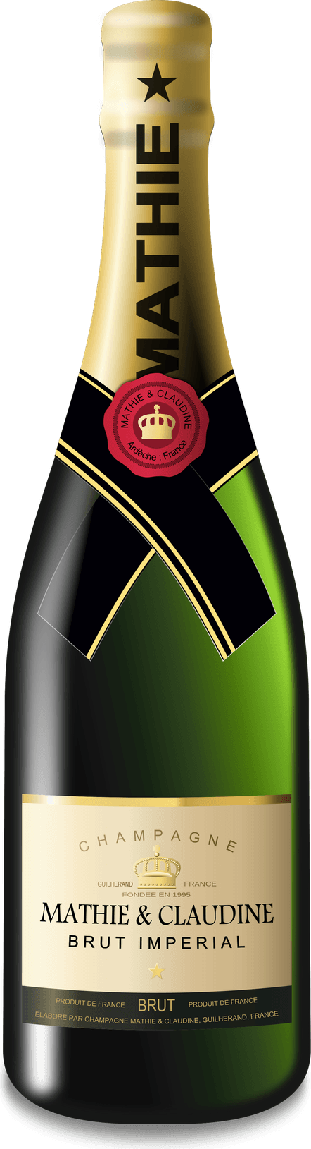 Champagne Bottle PNG