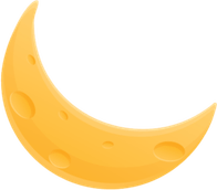 Y2k Moon PNG