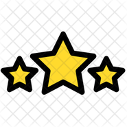 3 Stars PNG