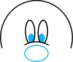Mickey Mouse Eyes PNG