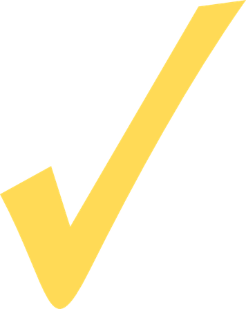 Golden Check Mark PNG