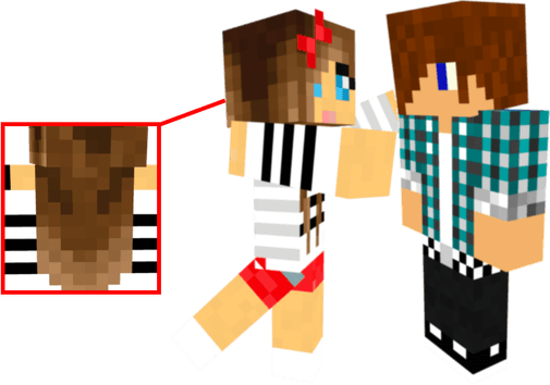 Minecraft Girl Skins PNG