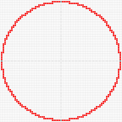 Pixel Circle PNG