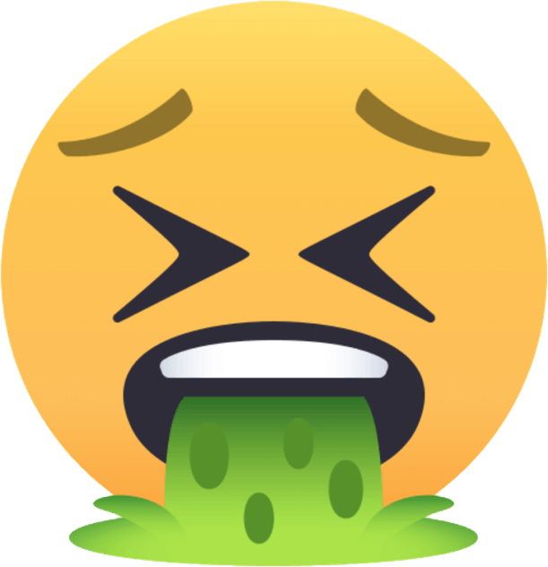 Vomit Emoji PNG