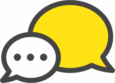 Yellow Speech Bubble PNG