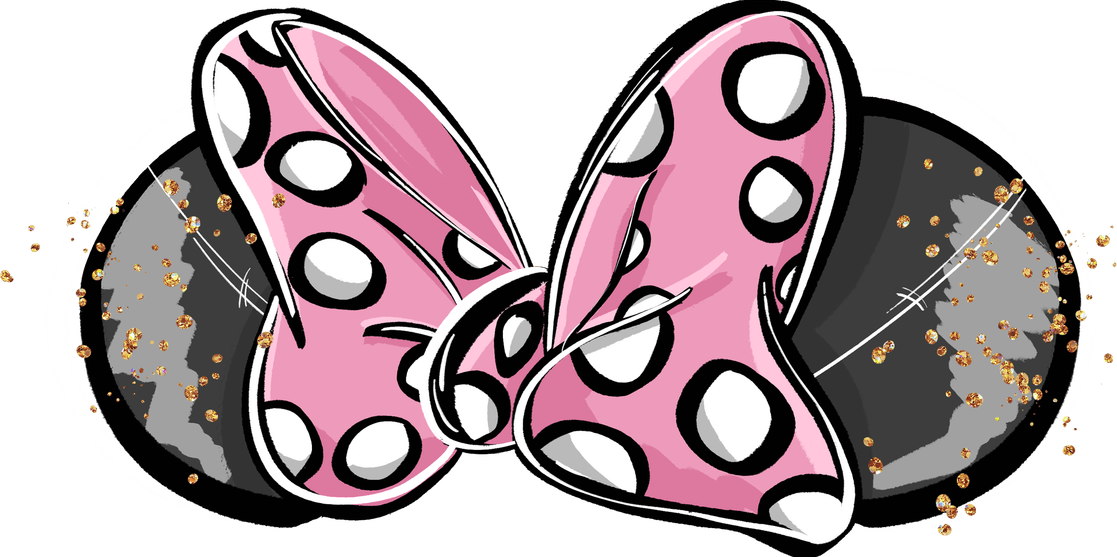 Minnie Mouse Pink Bow PNG