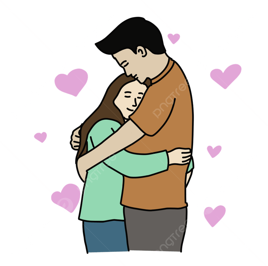 Hugging PNG