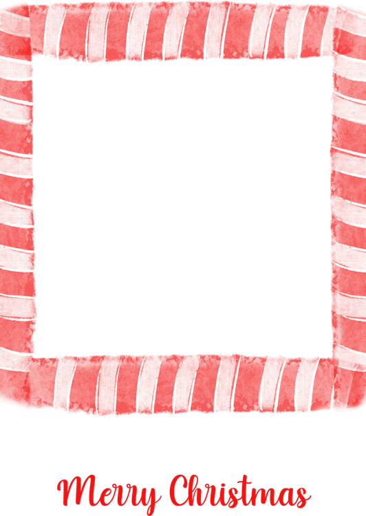 Christmas Card Border PNG