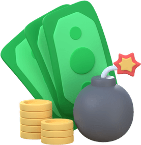 Money Explosion PNG