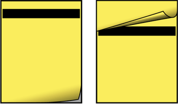 Corner Peeling Back PNG