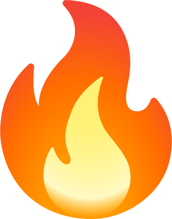 Fire Heart Emoji PNG