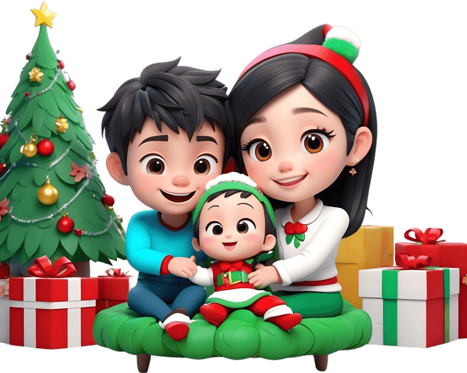 Cocomelon Christmas PNG