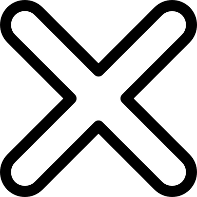 X Cross PNG