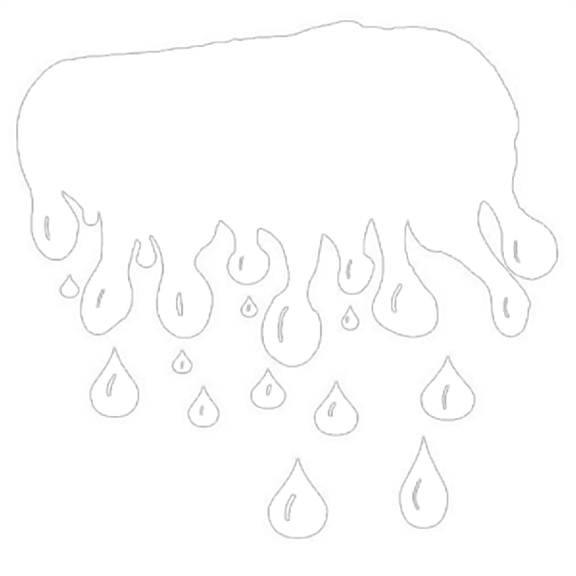 Drip Effect PNG
