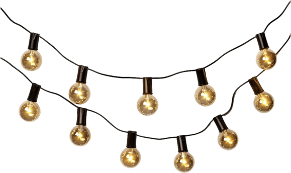 Glowing Christmas Lights PNG