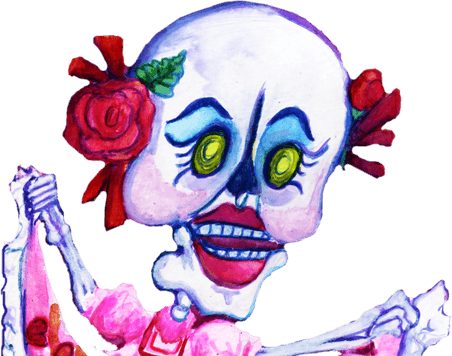 Skeleton Hand Drawing PNG