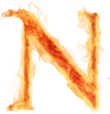 N Letter Alphabet PNG